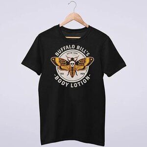 Silence Of The Lambs Buffalo Bill Lotion Graphic T-Shirt Horror Movie Fan Shirt